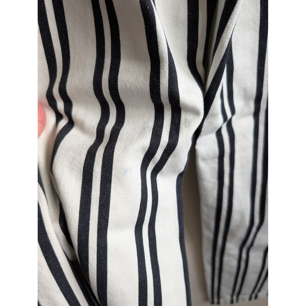 Reformation Logan Ultra High Rise Wide Leg‎ Jeans Black White NWT - Picture 8 of 13